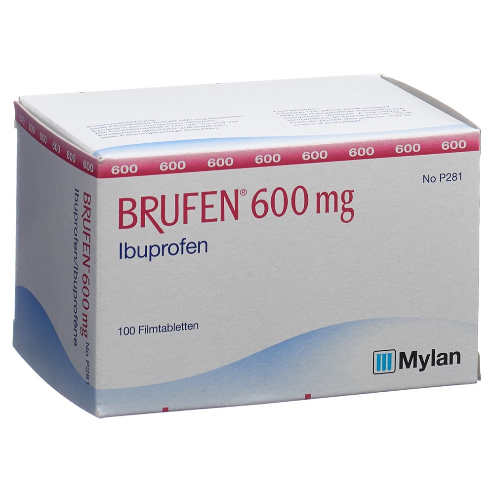 BRUFEN Filmtabl 600 mg Blist 100 Stk, Hauptbild