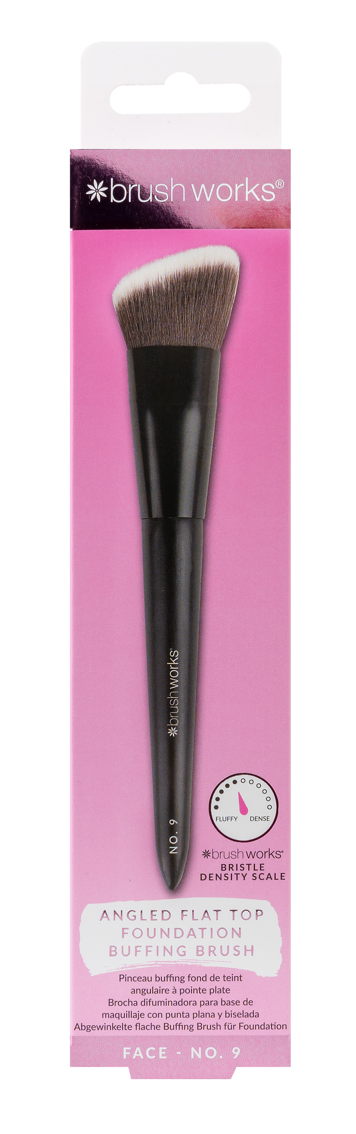 BRUSHWORKS Angled Flat Top Foundation Buffing Brush