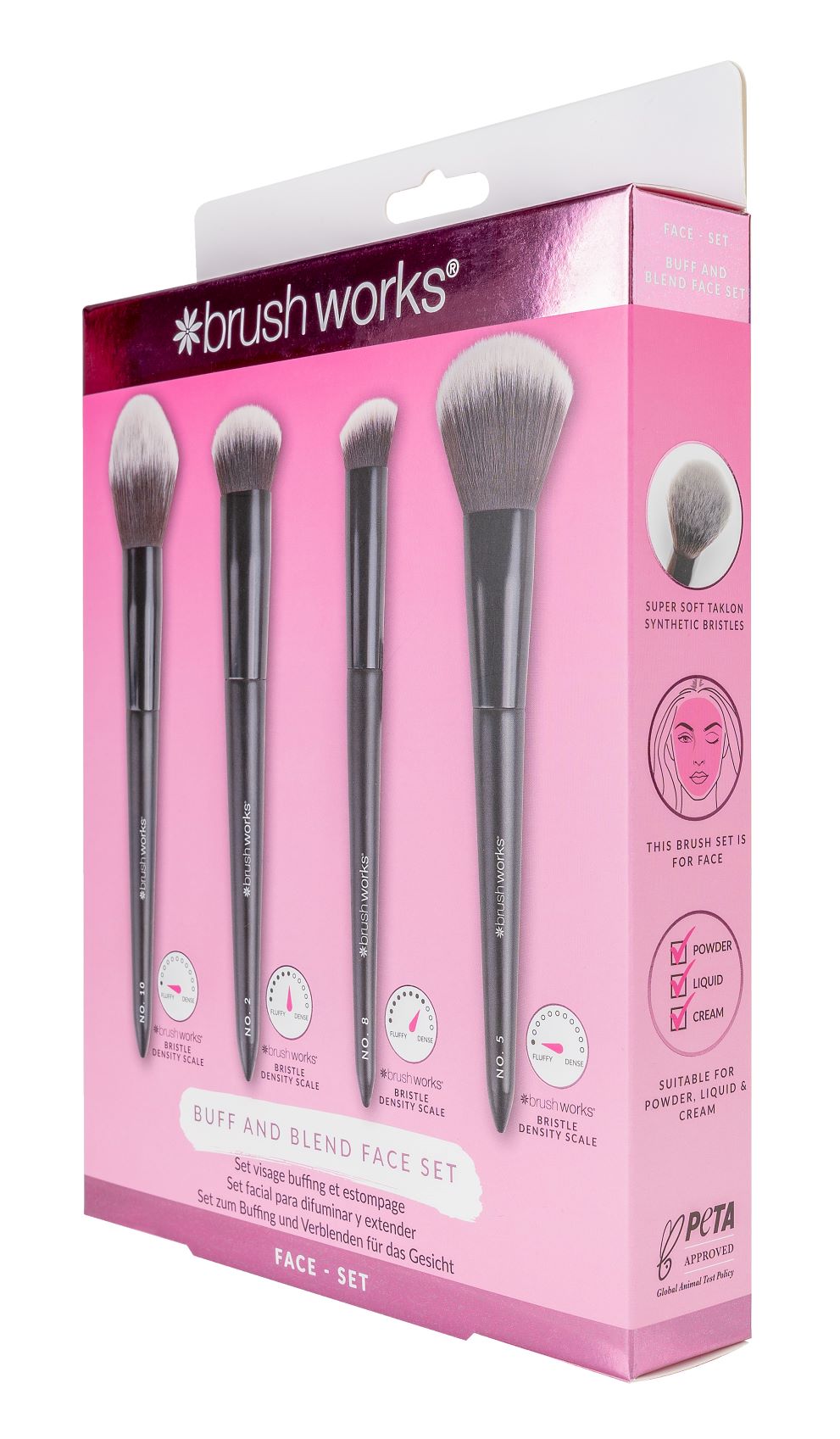 BRUSHWORKS buff and blend face set, image 2 sur 5