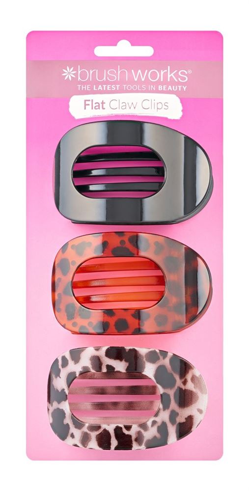 BRUSHWORKS Flat Claw Clips