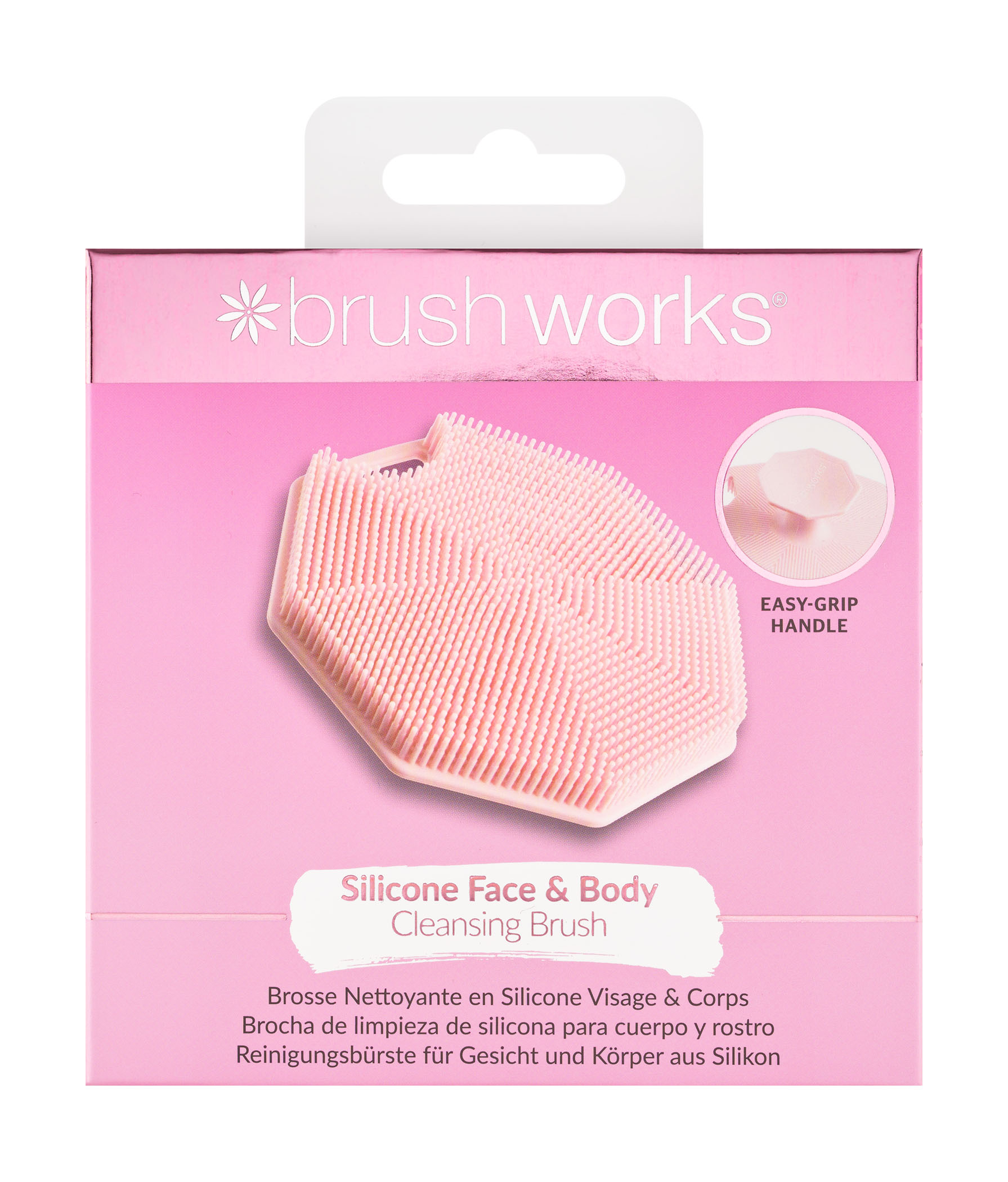BRUSHWORKS Silicone Face & Body Cleansing Brush, Hauptbild