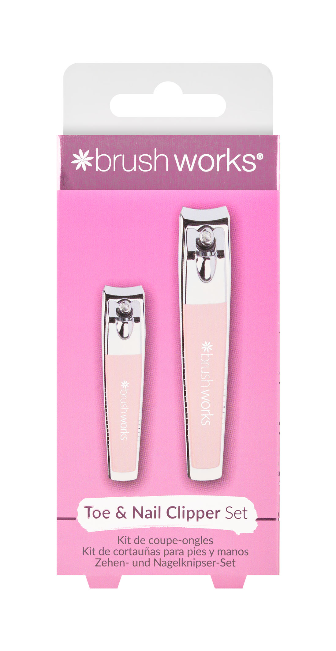 BRUSHWORKS toe & nail clipper set