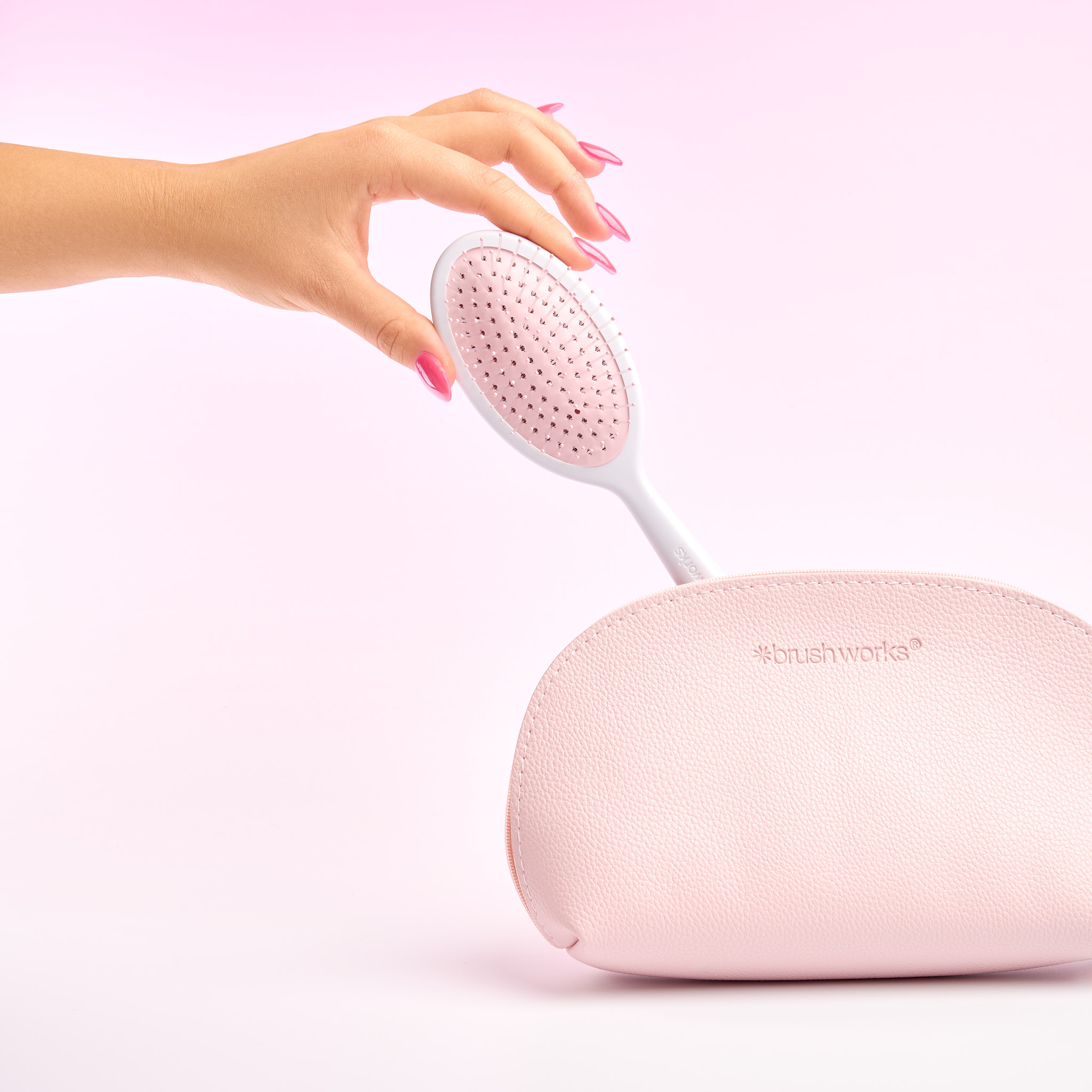 BRUSHWORKS Travel Detangling Hair Brush, Bild 5 von 5