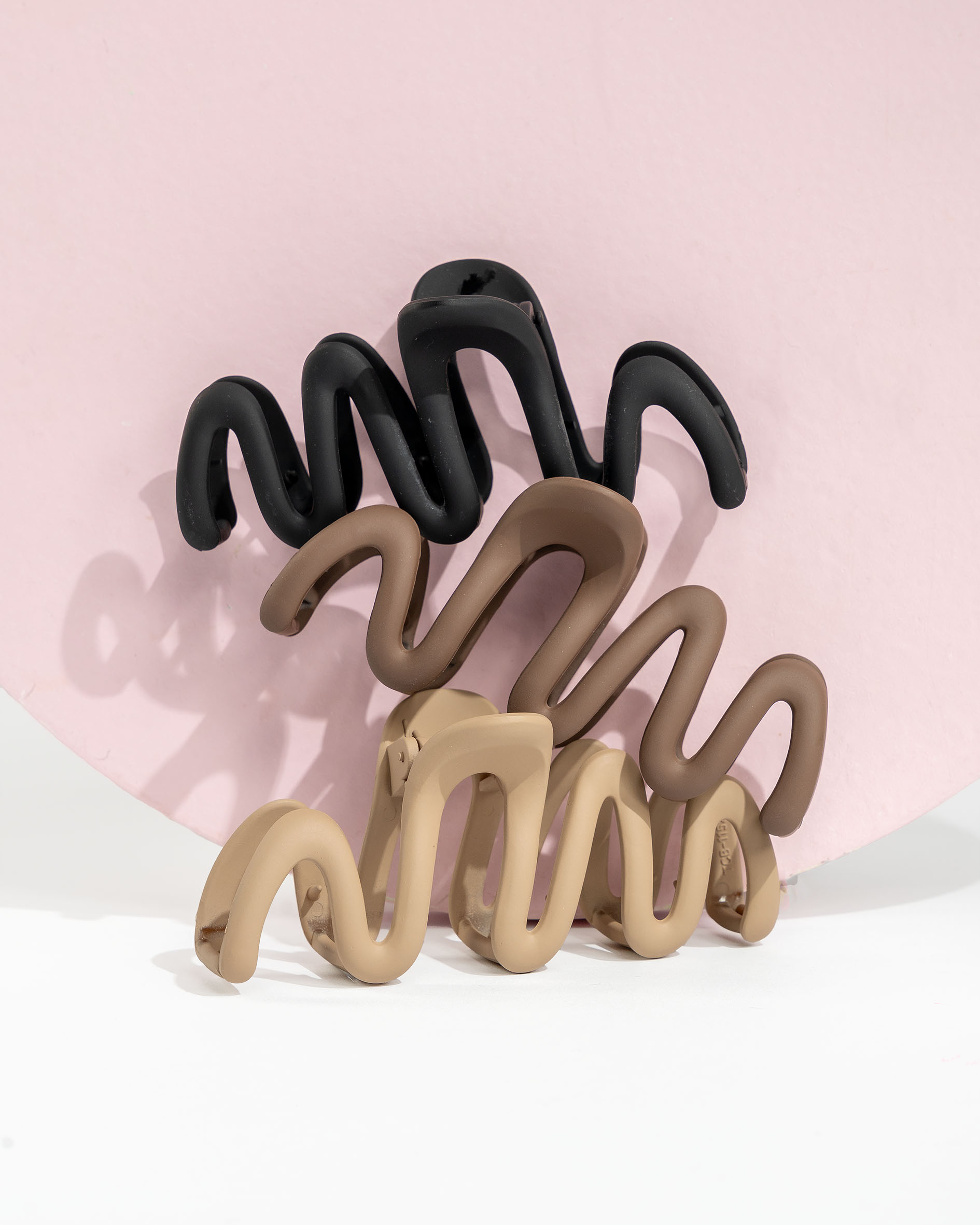 BRUSHWORKS wave claw clips, image 2 sur 5