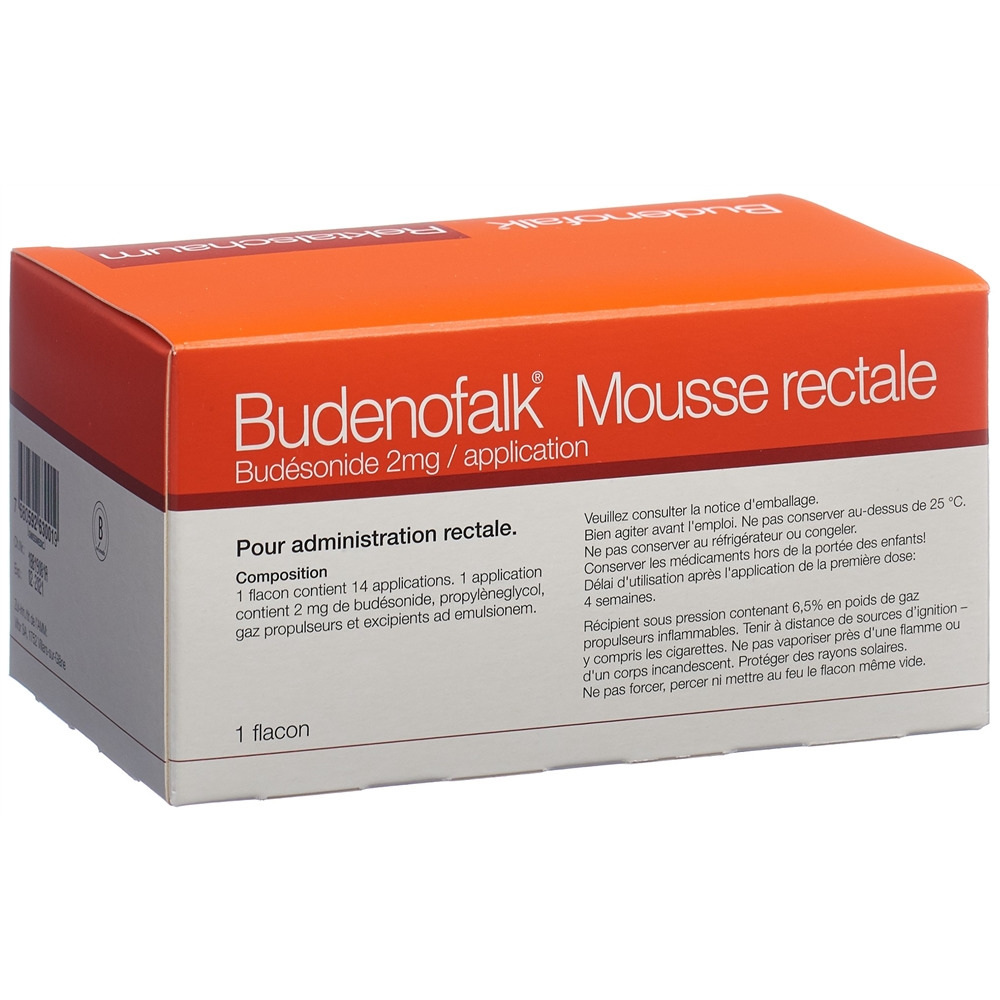 BUDENOFALK Rektalschaum 2 mg/Dosis 14 Dos, Bild 2 von 2