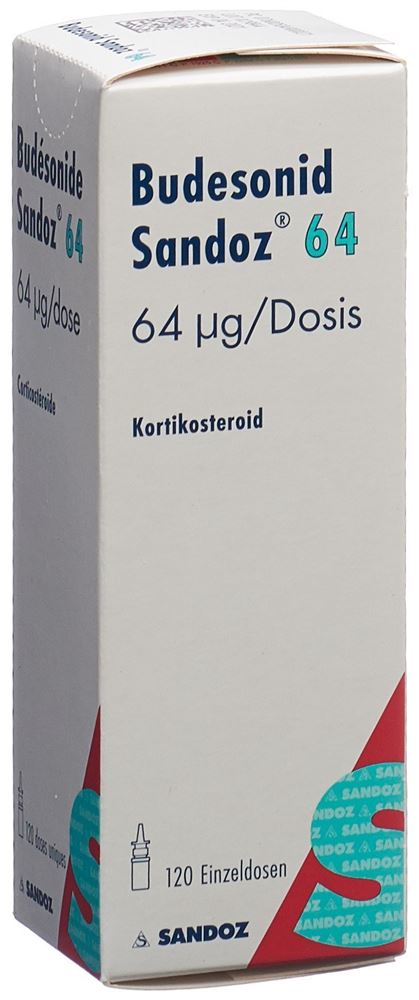 BUDESONIDE Sandoz 64 mcg, Hauptbild
