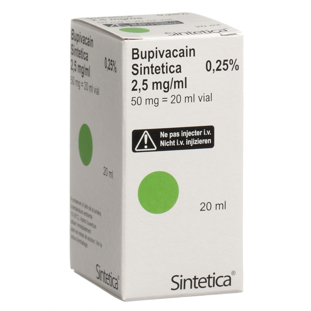 BUPIVACAINE Sintetica 2.5 mg/ml, image principale