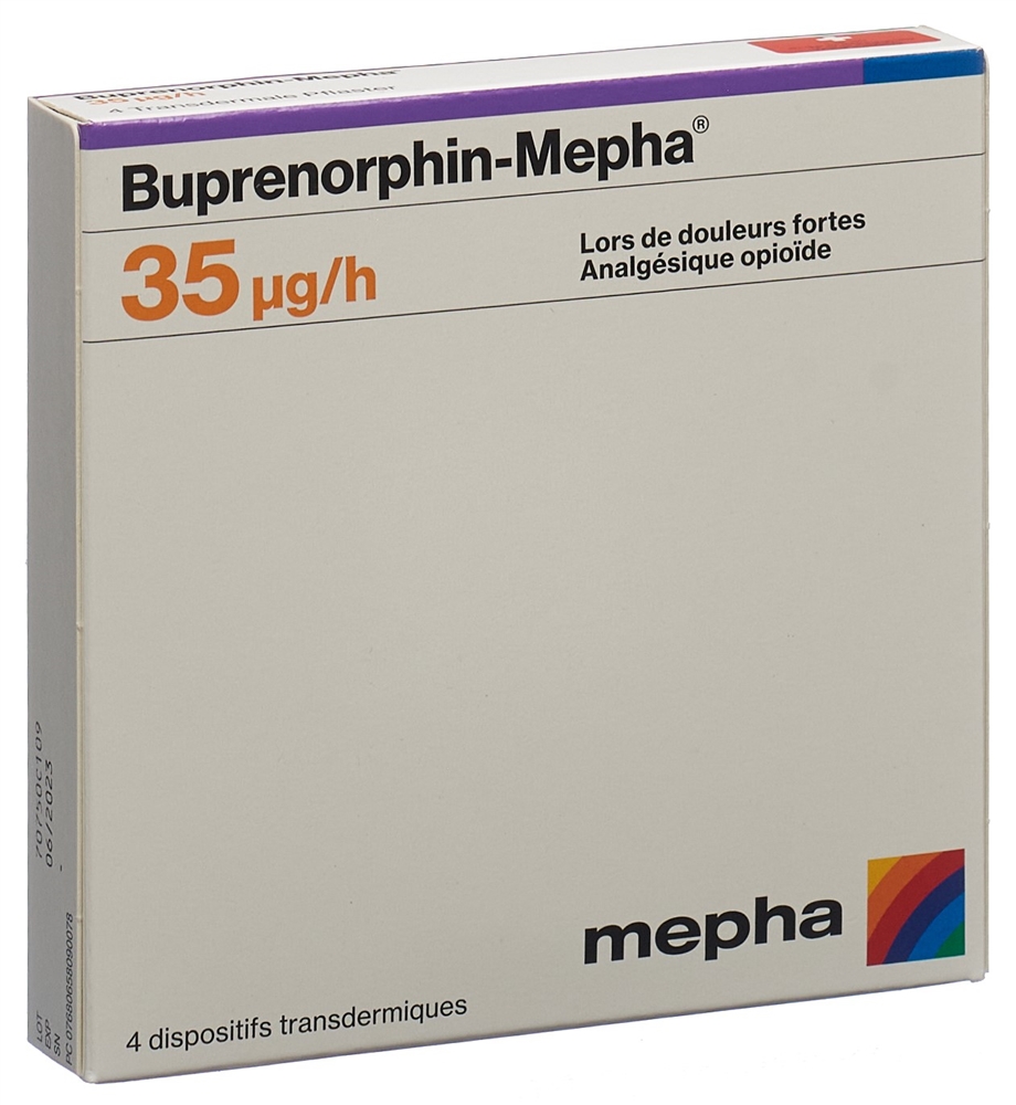 BUPRENORPHINE Mepha 35 mcg/h, image 2 sur 2