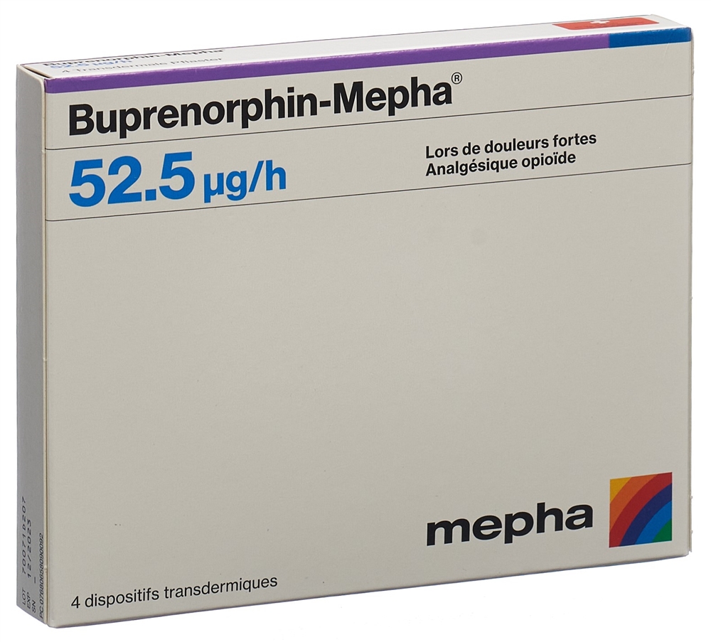 BUPRENORPHINE Mepha 52.5 mcg/h, image 2 sur 2