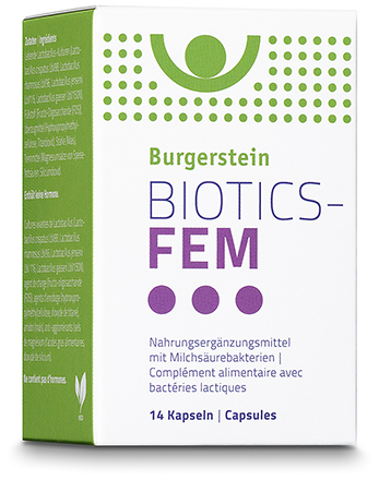 BURGERSTEIN Biotics-FEM, Hauptbild