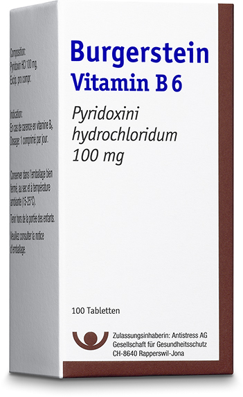 BURGERSTEIN Vitamin B6 100 mg