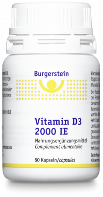 BURGERSTEIN Vitamin D3 2000 IE, image principale