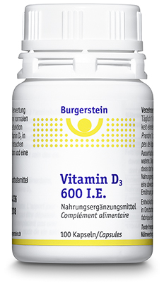 BURGERSTEIN Vitamin D3 600 IE, image principale