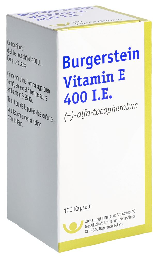 BURGERSTEIN Vitamin E 400 IE