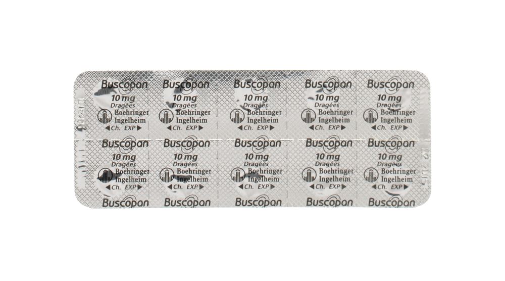 BUSCOPAN drag 10 mg blist 20 pce, image 2 sur 4