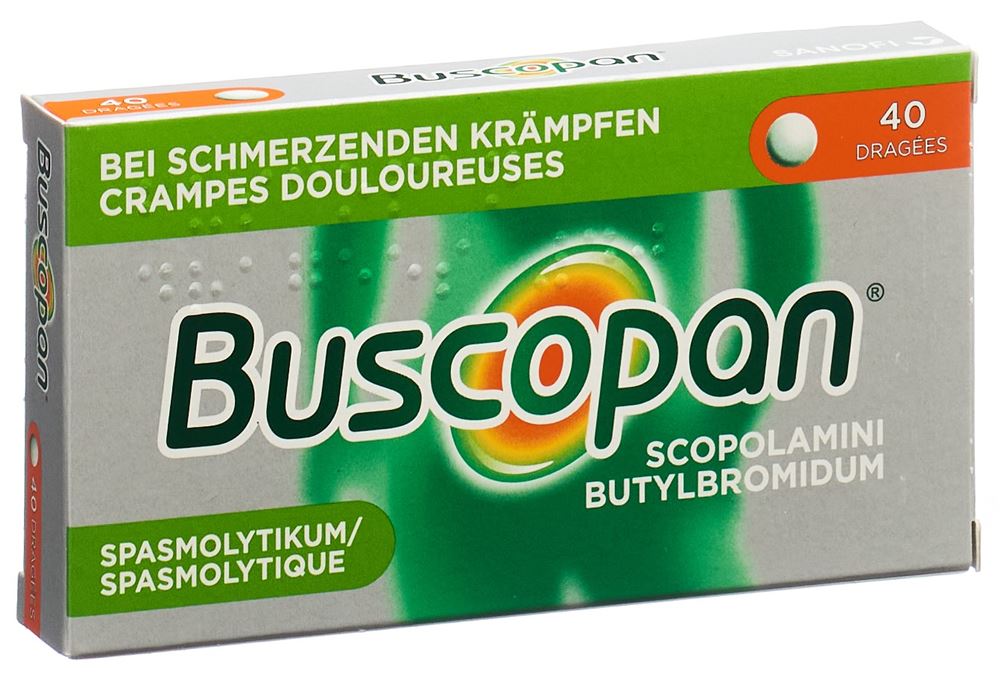 BUSCOPAN Drag 10 mg Blist 40 Stk, Hauptbild