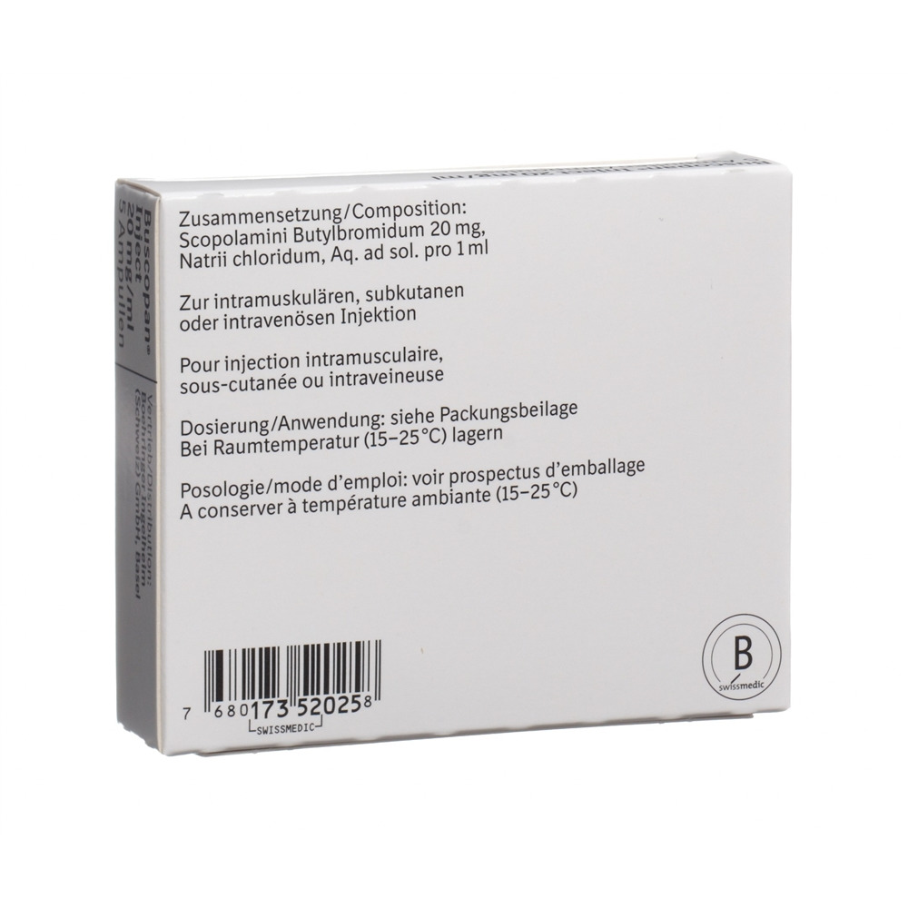 BUSCOPAN Inject 20 mg/ml, Bild 2 von 2