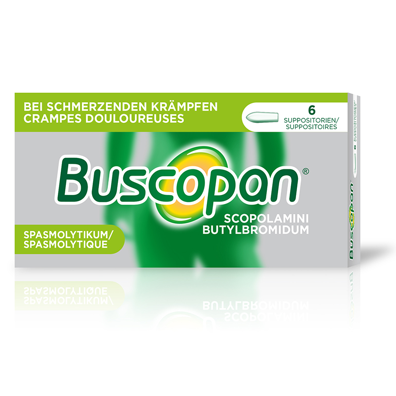 BUSCOPAN supp 10 mg blist 6 pce, image principale