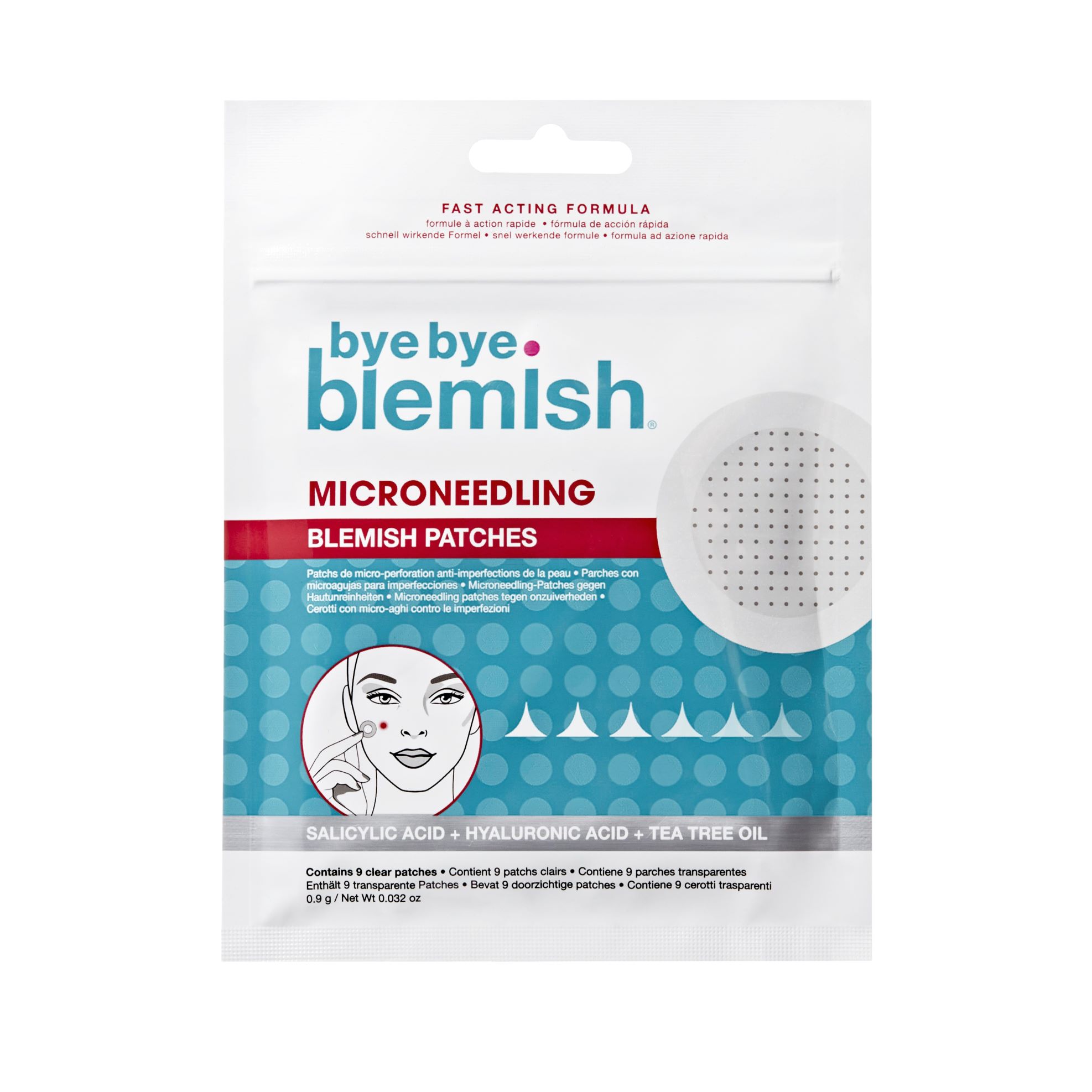 BYE BYE BLEMISH patch de micro-perforation anti-imperfections de la peau