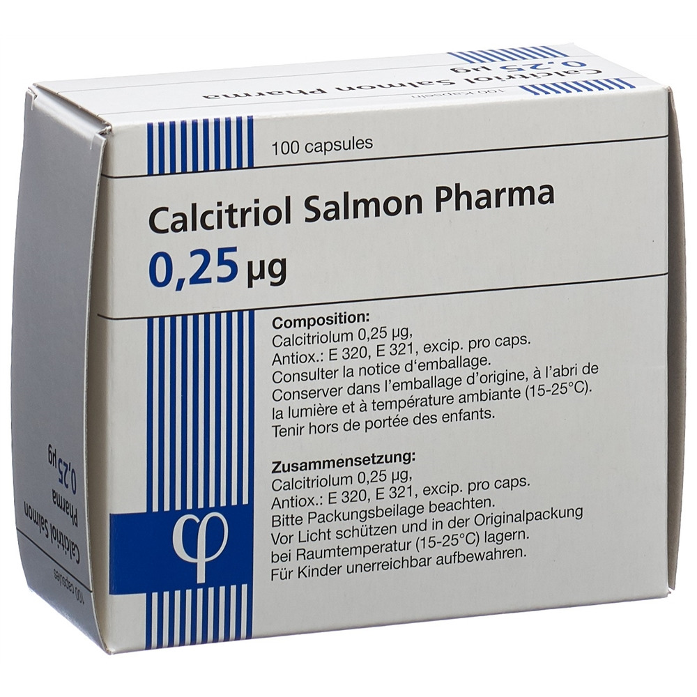 CALCITRIOL Salmon Pharma 0.25 mcg, image 2 sur 2
