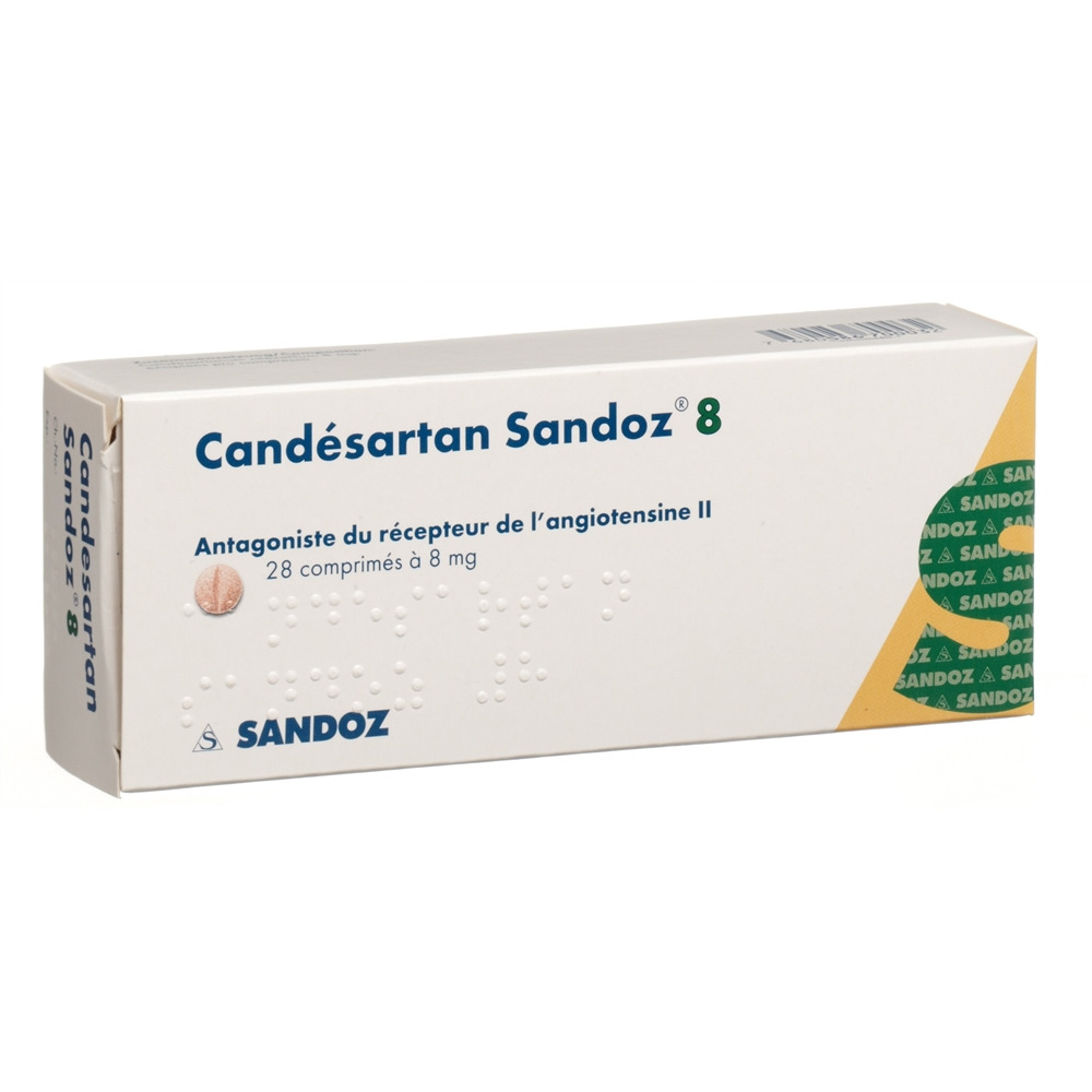 CANDESARTAN Sandoz 8 mg, image 2 sur 2