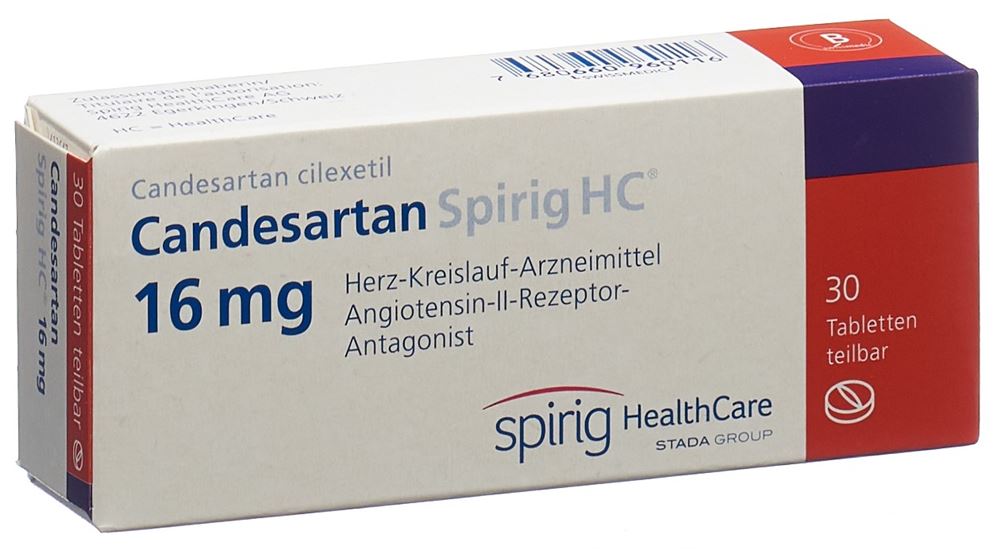 CANDESARTAN Spirig HC 16 mg, image principale