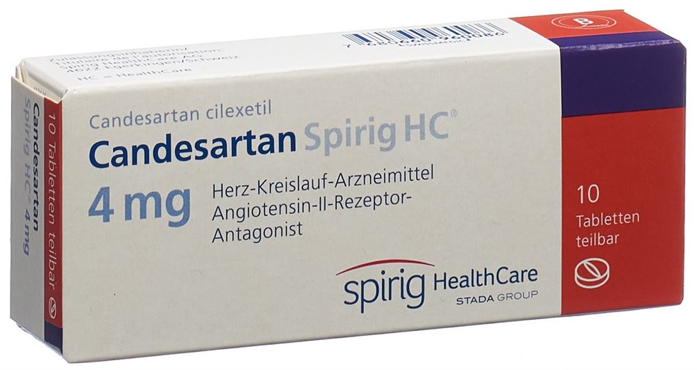 CANDESARTAN Spirig HC 4 mg, image principale