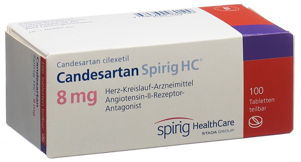 CANDESARTAN Spirig HC 8 mg, image principale