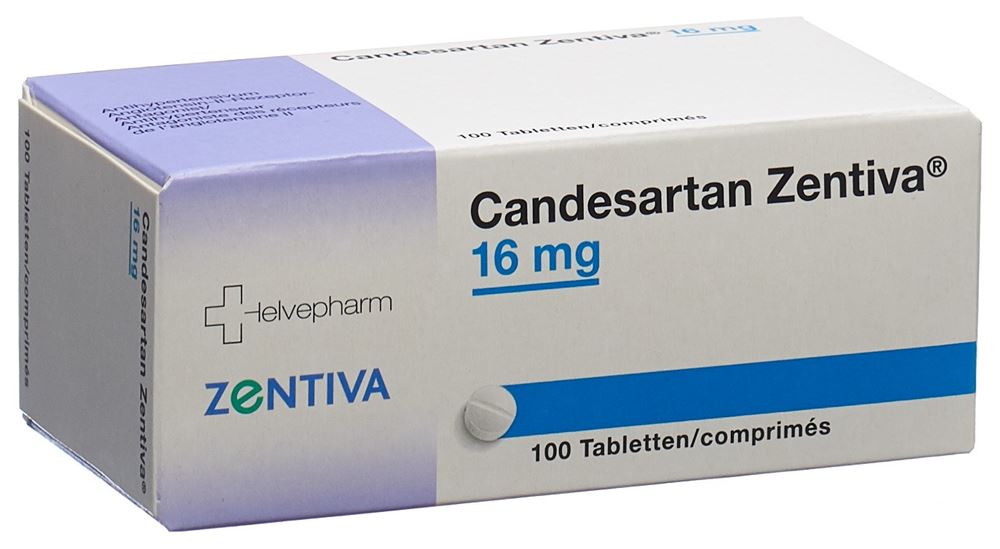 CANDESARTAN Zentiva 16 mg, image principale