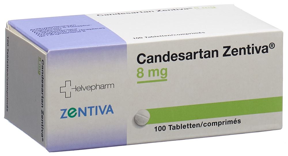 CANDESARTAN Zentiva 8 mg, image principale