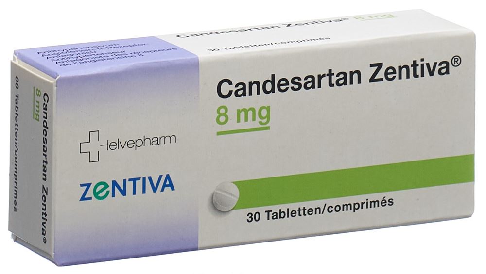 CANDESARTAN Zentiva 8 mg, image principale