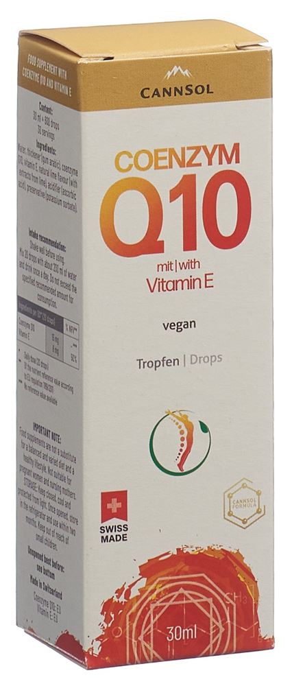 CANNSOL Coenzym Q10 mit Vitamin E, Hauptbild