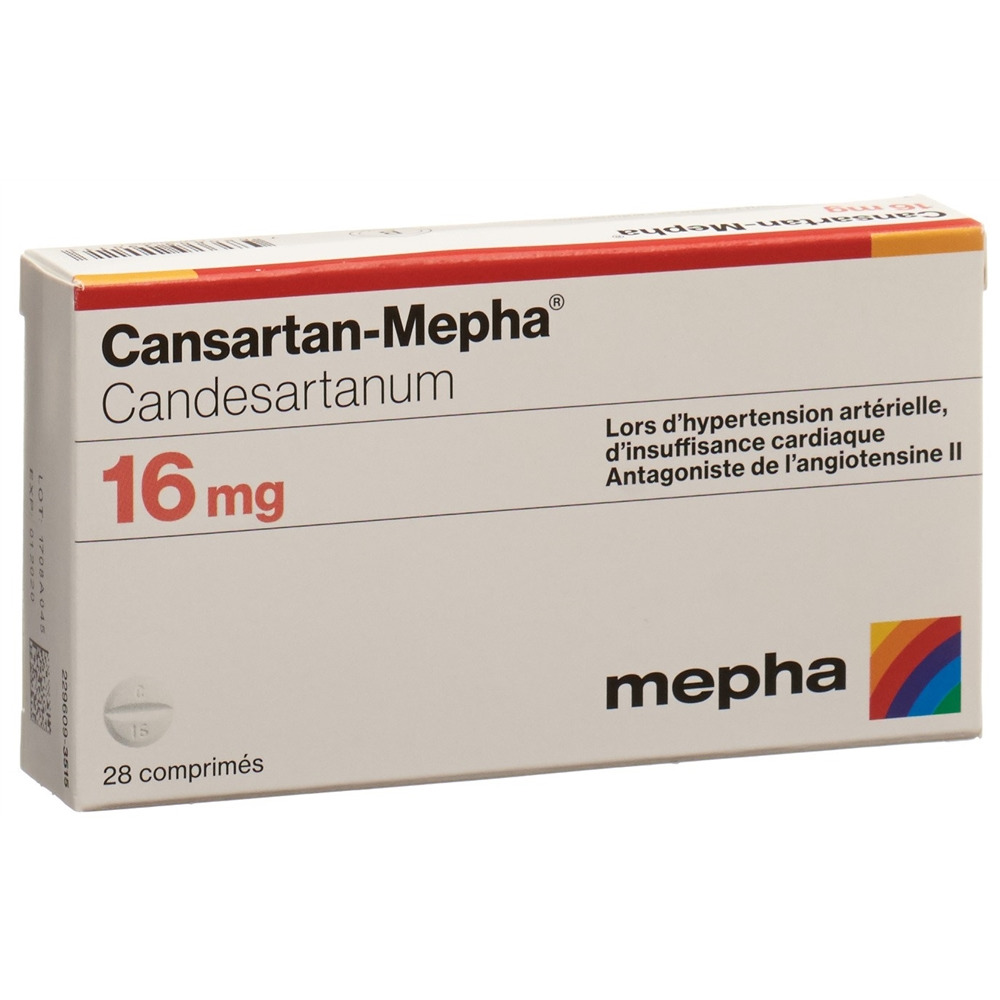 CANSARTAN Mepha 16 mg, image 2 sur 2