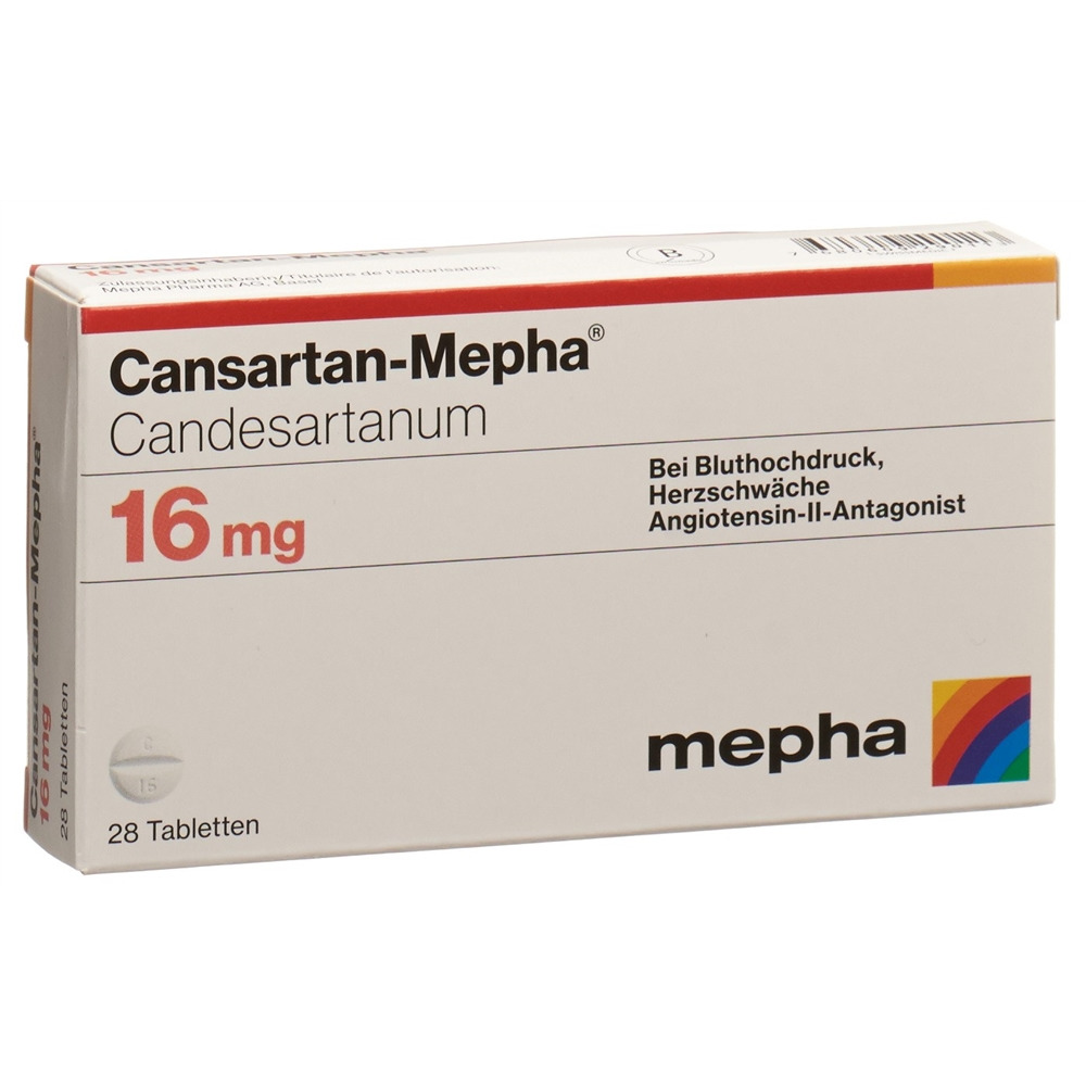 CANSARTAN Mepha 16 mg, image principale