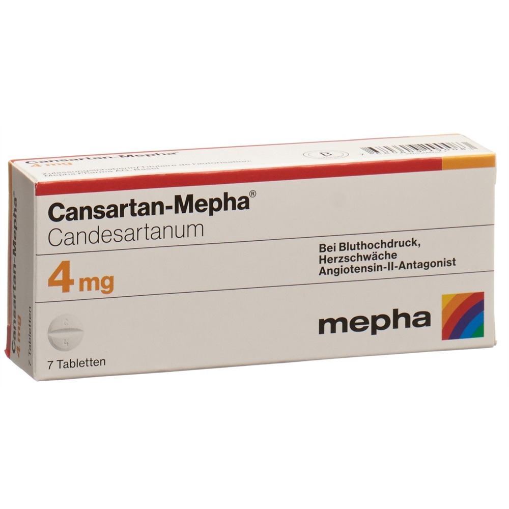 CANSARTAN Mepha 4 mg, image principale