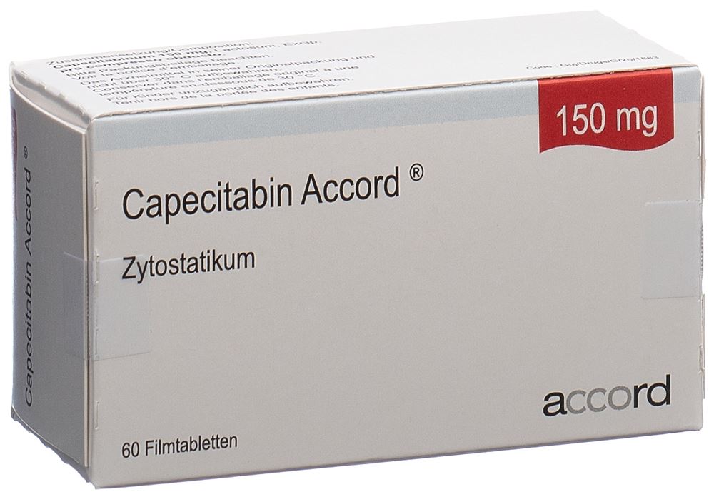 CAPECITABINE Accord 150 mg, Hauptbild