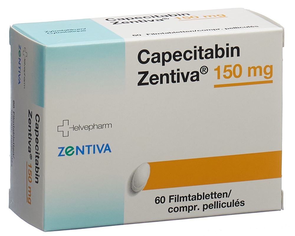 CAPECITABINE Zentiva 150 mg, image principale