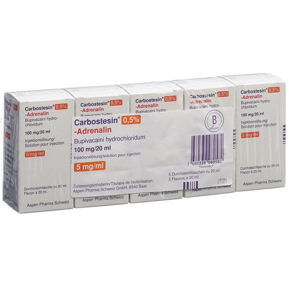 Carbostesin 0.5% -Adrenalin 100 mg/20ml, Hauptbild