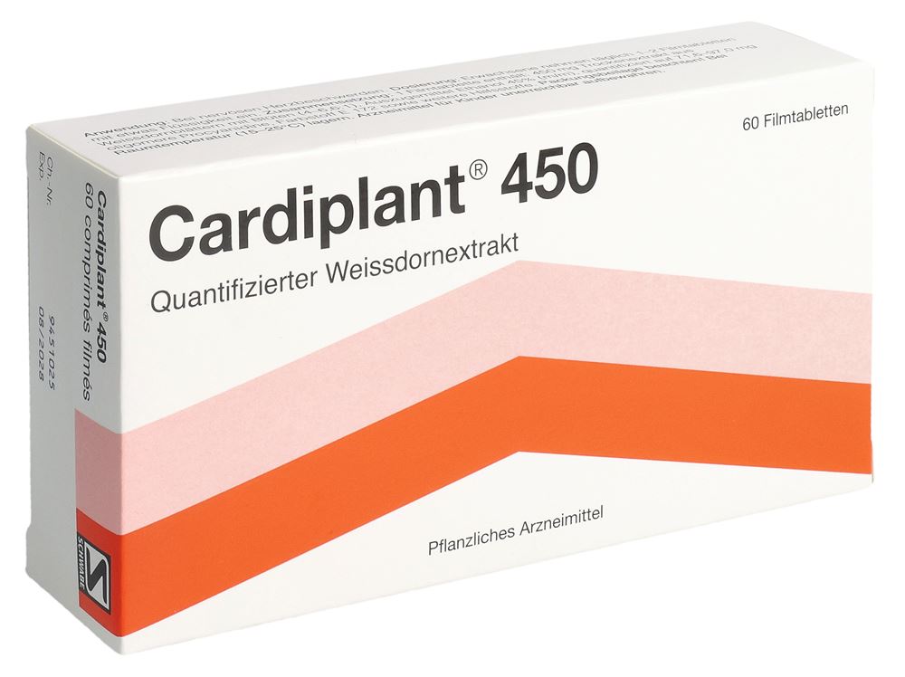 CARDIPLANT cpr pell 450 mg blist 60 pce