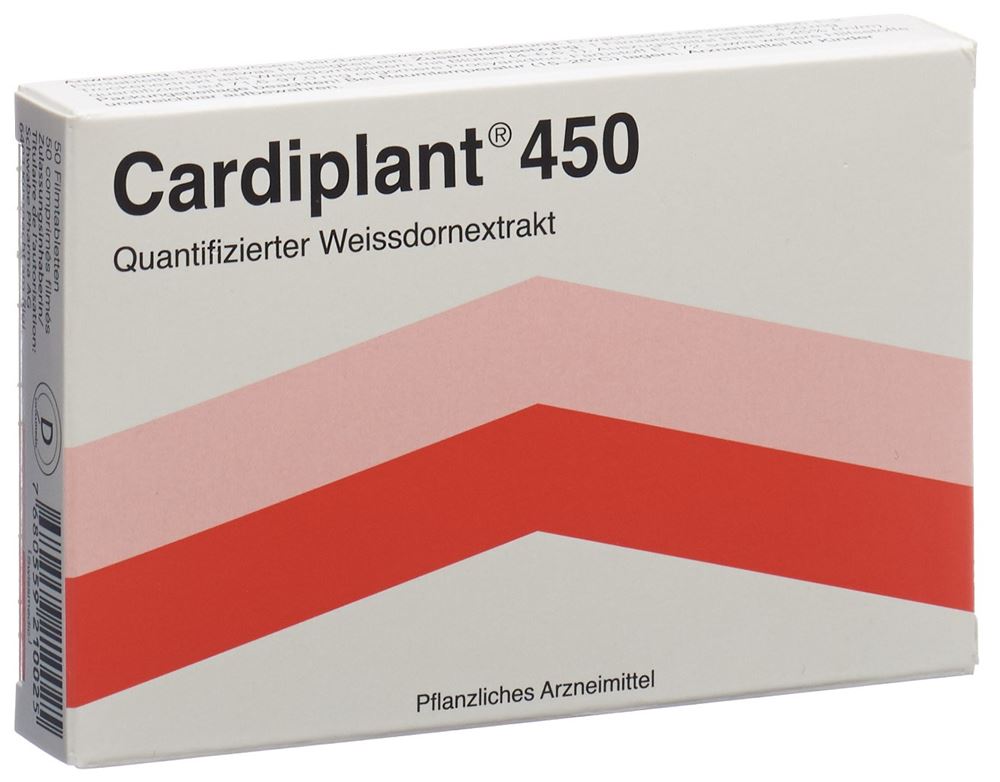 CARDIPLANT Filmtabl 450 mg Blist 50 Stk