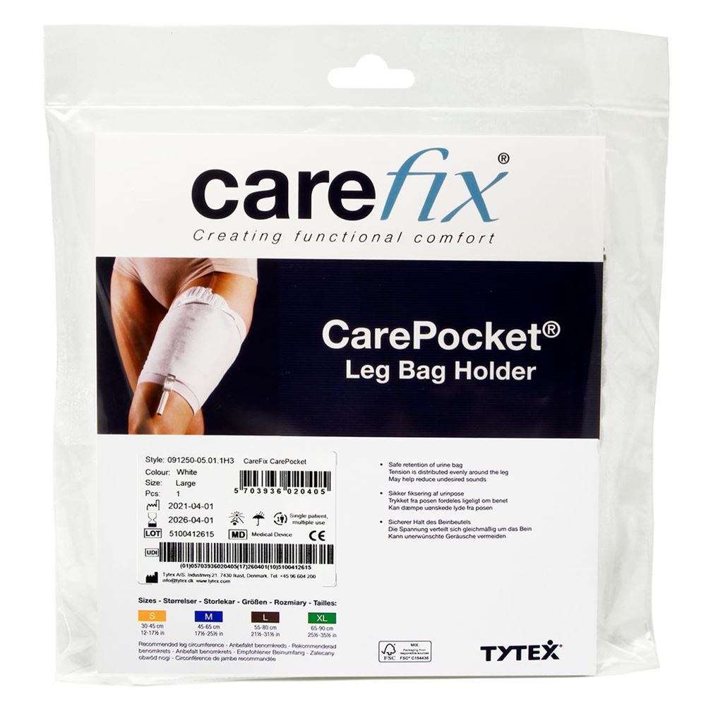 CAREFIX fixation poche à jambe
