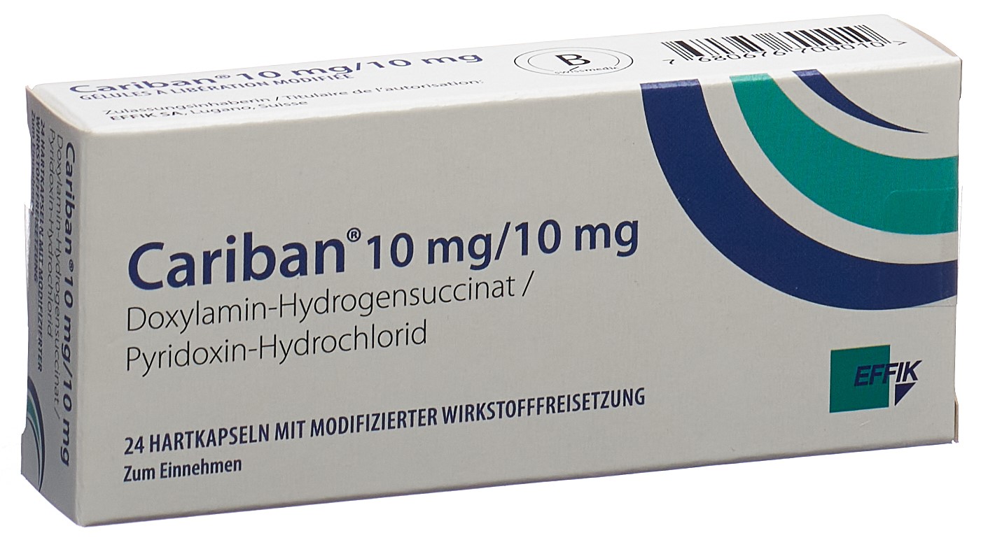 CARIBAN Ret Kaps 10 mg/10 mg Blist 24 Stk, Hauptbild