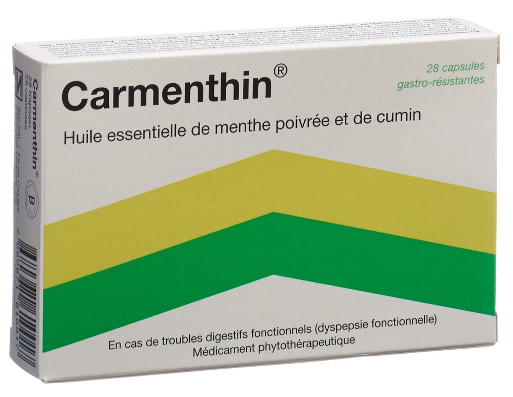 CARMENTHIN caps moll gastro-résistantes blist 28 pce, image 2 sur 2