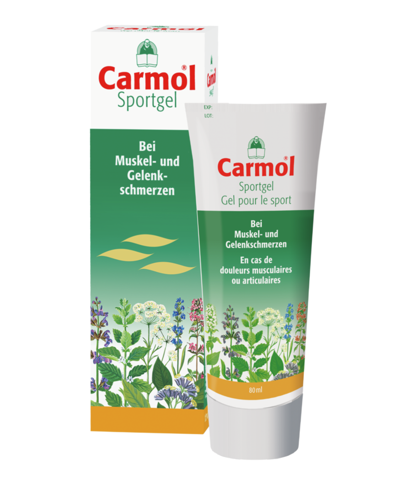 Carmol gel pour le sport