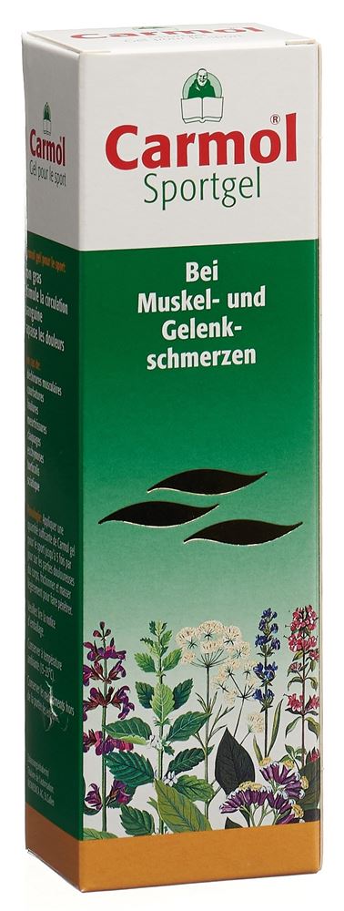 Carmol gel pour le sport