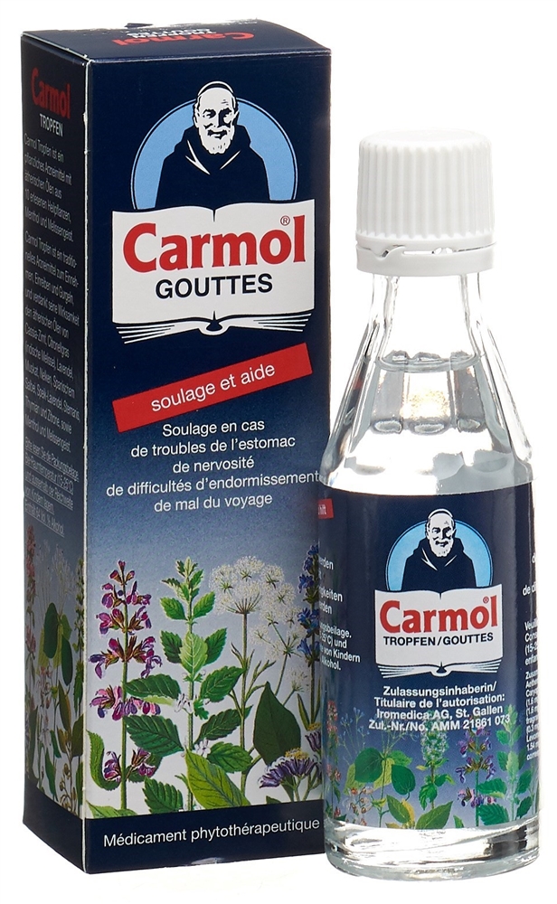 Carmol gouttes fl 40 ml, image 3 sur 4