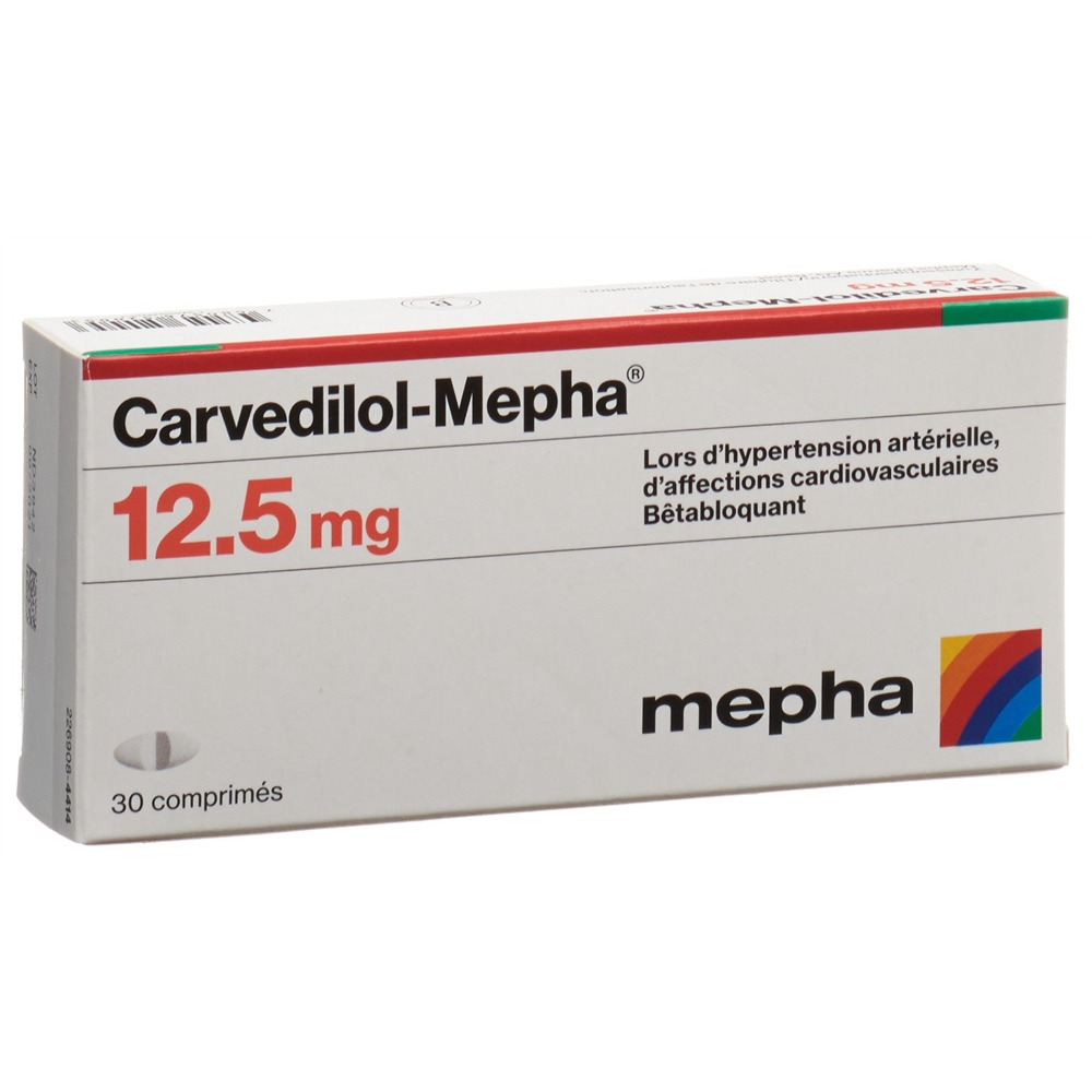 CARVEDILOL Mepha 12.5 mg, image 2 sur 2