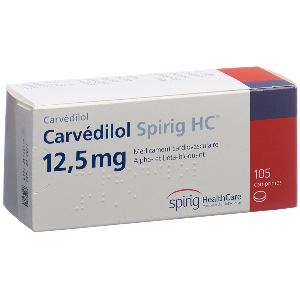 CARVEDILOL Spirig HC 12.5 mg, image 2 sur 2