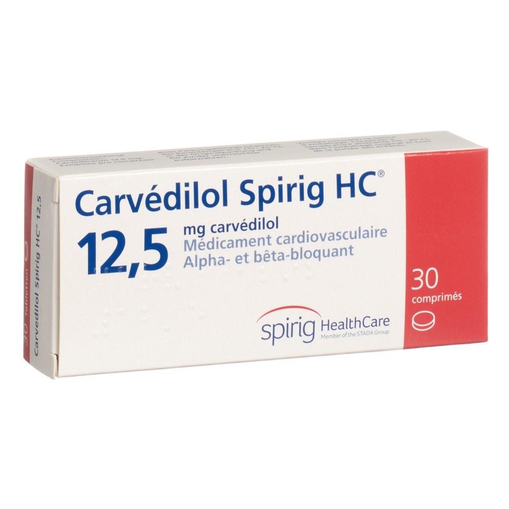 Carvedilol Spirig HC Spirig HC 12.5 mg, image 2 sur 2