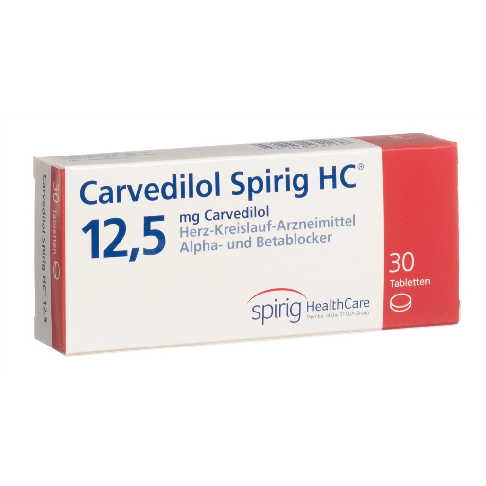 Carvedilol Spirig HC Spirig HC 12.5 mg, image principale